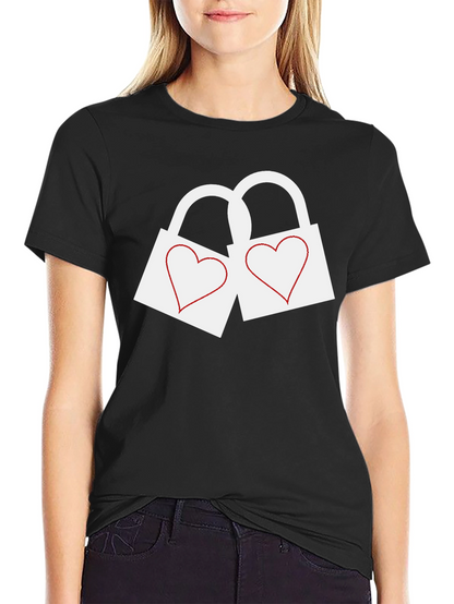 Heart Lock Graphic T-Shirt