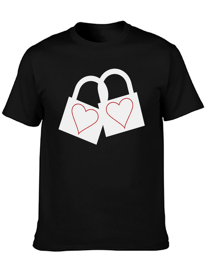 Heart Lock Graphic T-Shirt