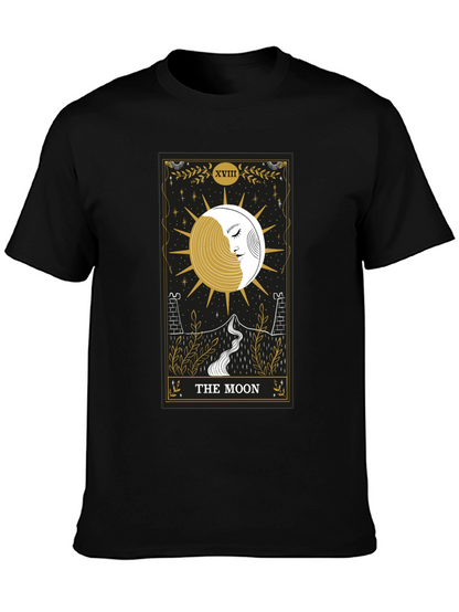 The Moon Tarot Card Graphic T-Shirt