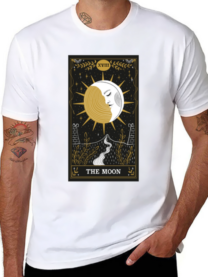 The Moon Tarot Card Graphic T-Shirt