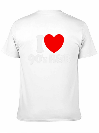 I Heart 90s R&B Black T-Shirt