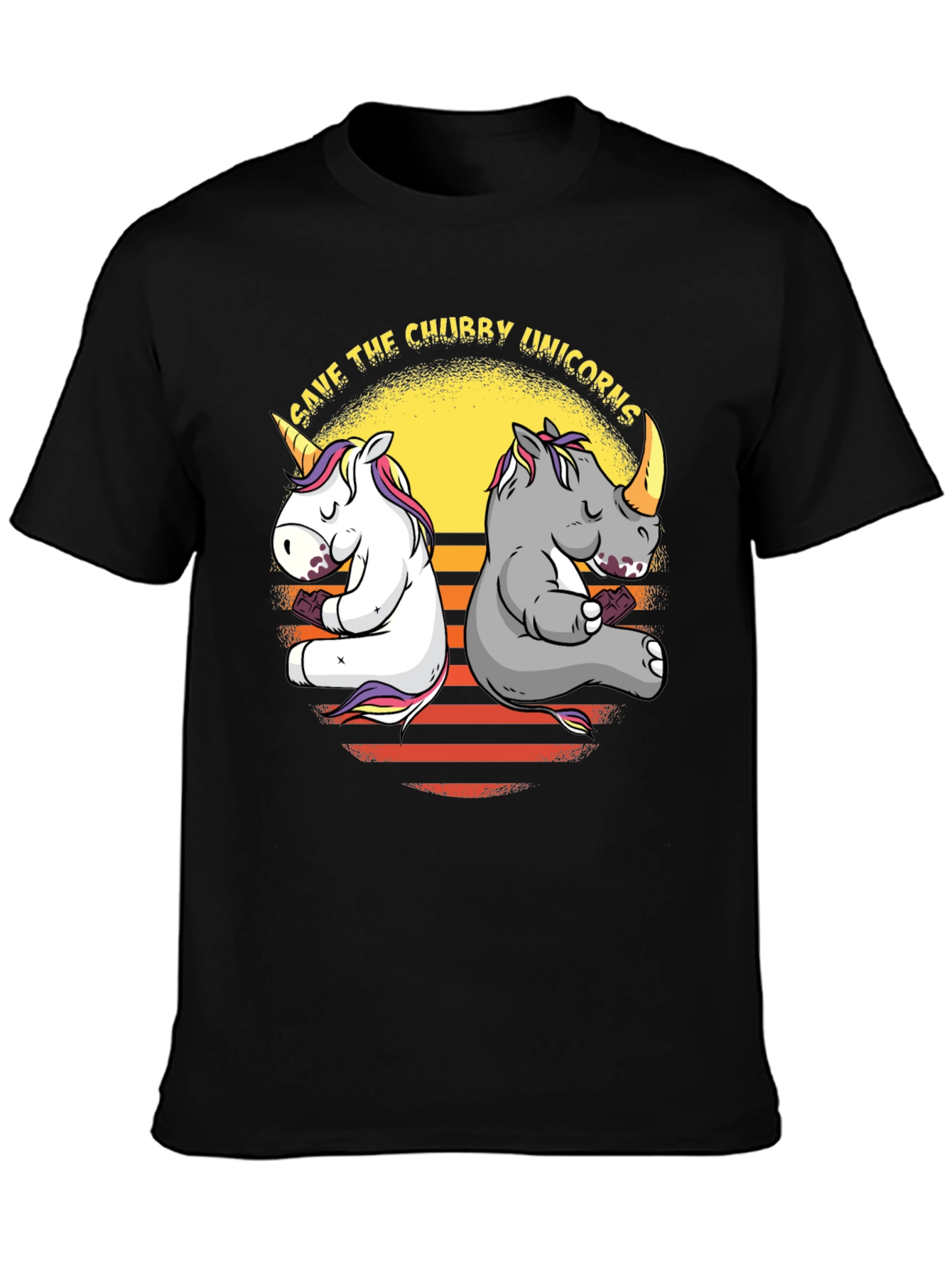 Save the Chubby Unicorns Graphic Tee