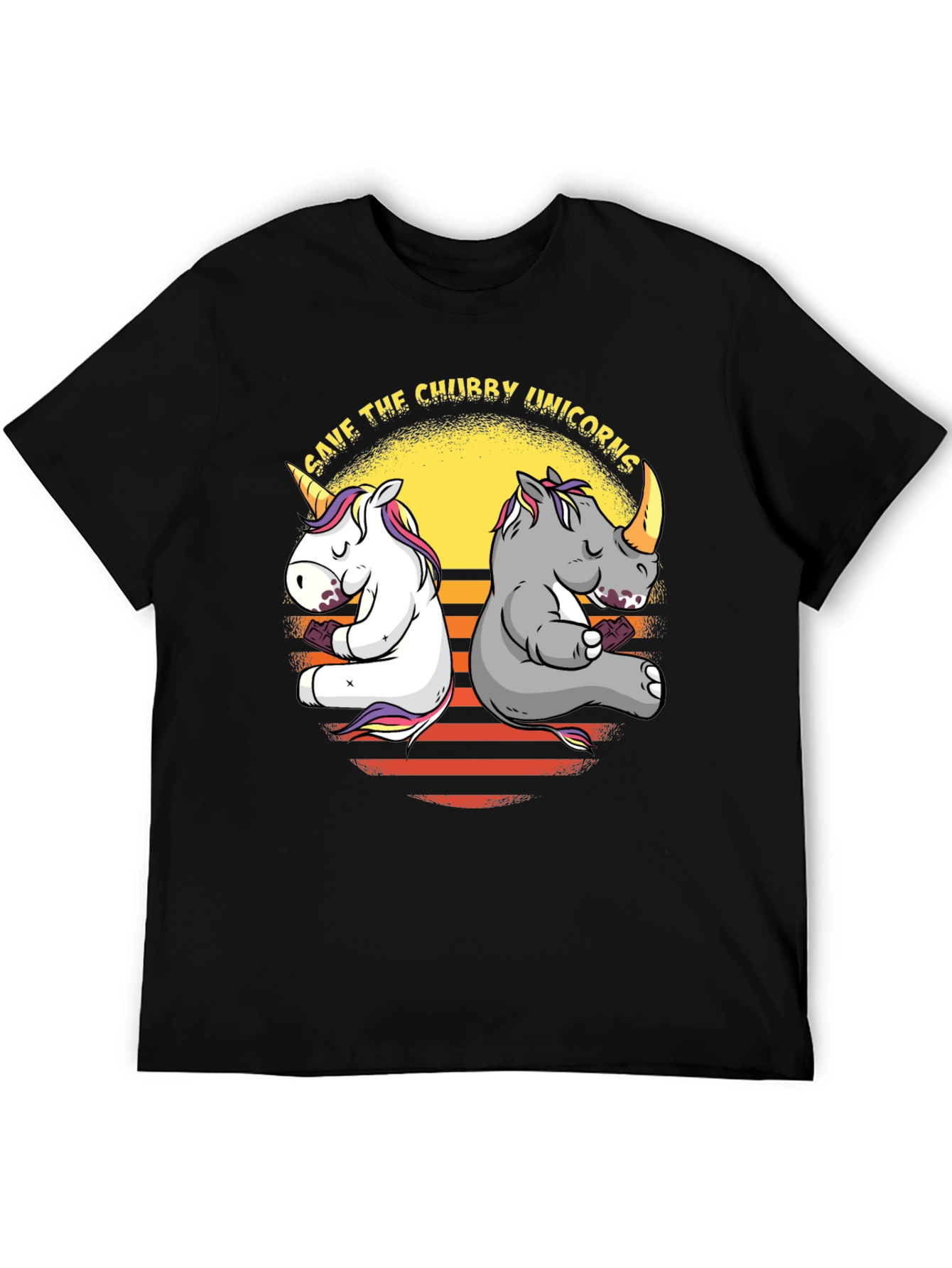 Save the Chubby Unicorns Graphic Tee