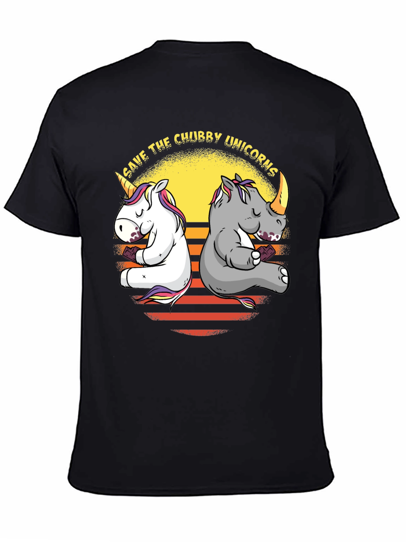 Save the Chubby Unicorns Graphic Tee