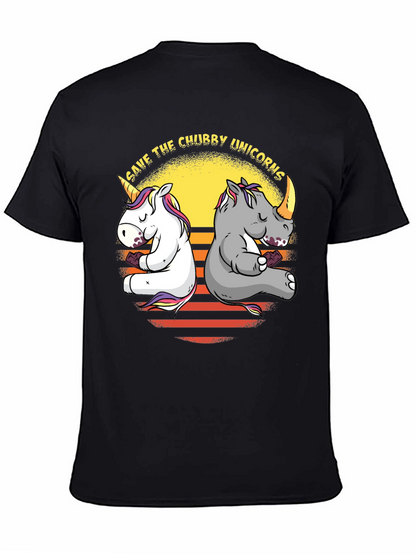 Save the Chubby Unicorns Graphic Tee