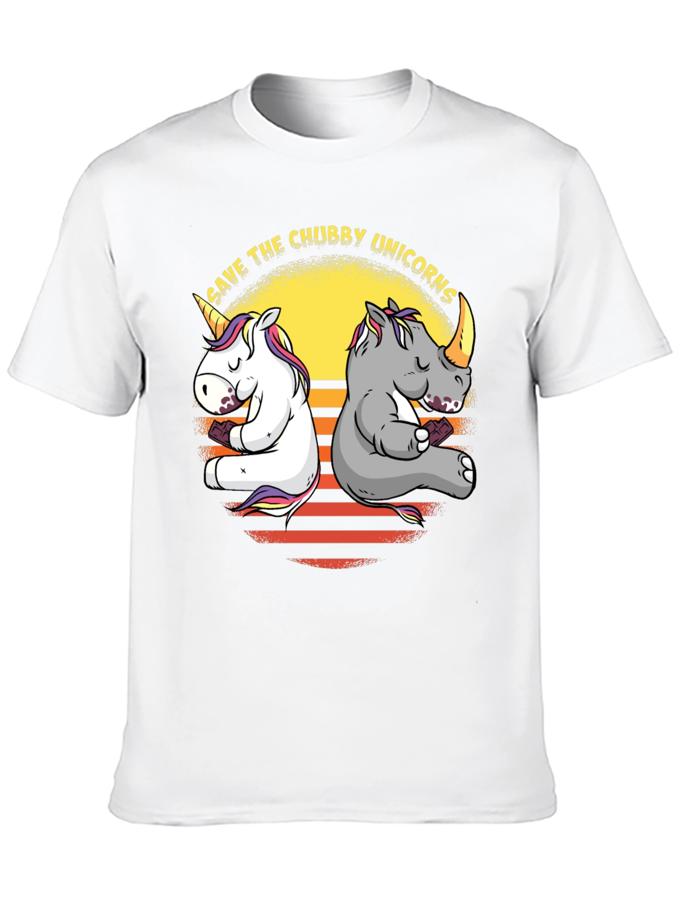 Save the Chubby Unicorns Graphic Tee