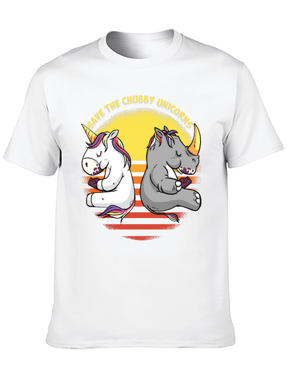 Save the Chubby Unicorns Graphic Tee