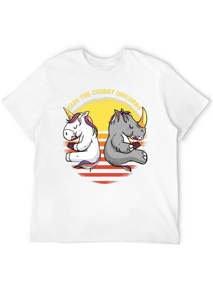 Save the Chubby Unicorns Graphic Tee
