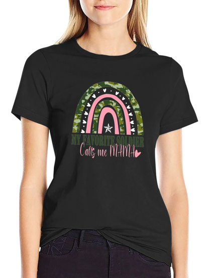 My Favorite Soldier Calls Me Mama T-Shirt