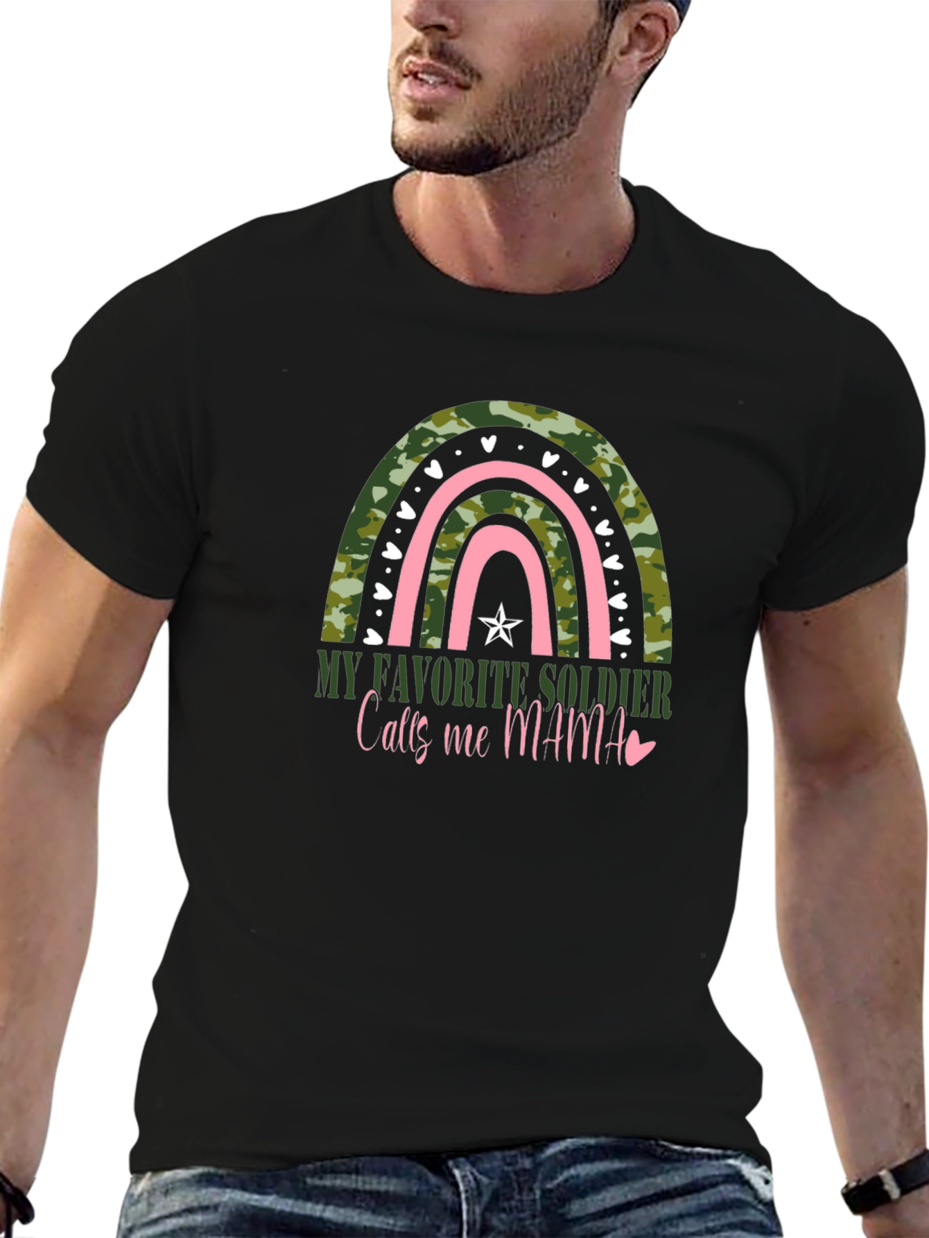 My Favorite Soldier Calls Me Mama T-Shirt