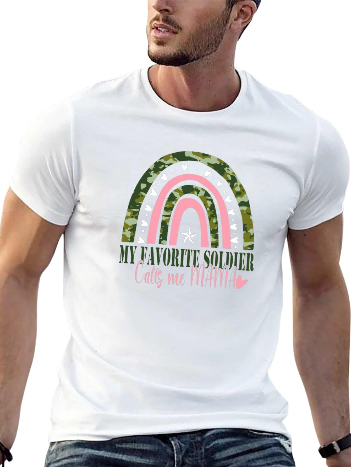 My Favorite Soldier Calls Me Mama T-Shirt