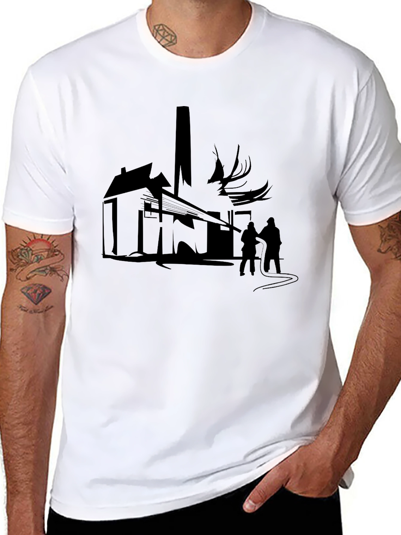 Urban Decay Graphic Tee - Black Cotton Casual