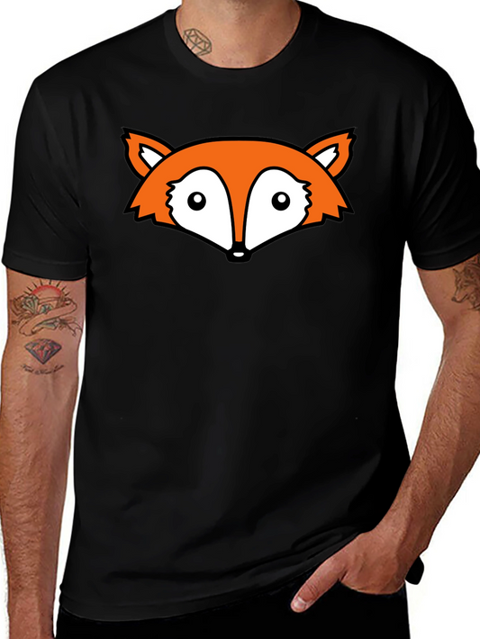 Fox Head Graphic Black T-Shirt