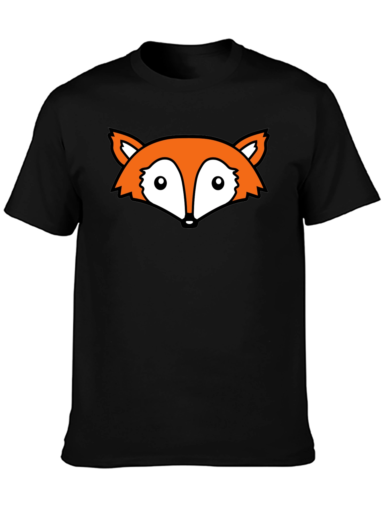 Fox Head Graphic Black T-Shirt