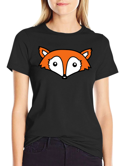 Fox Head Graphic Black T-Shirt