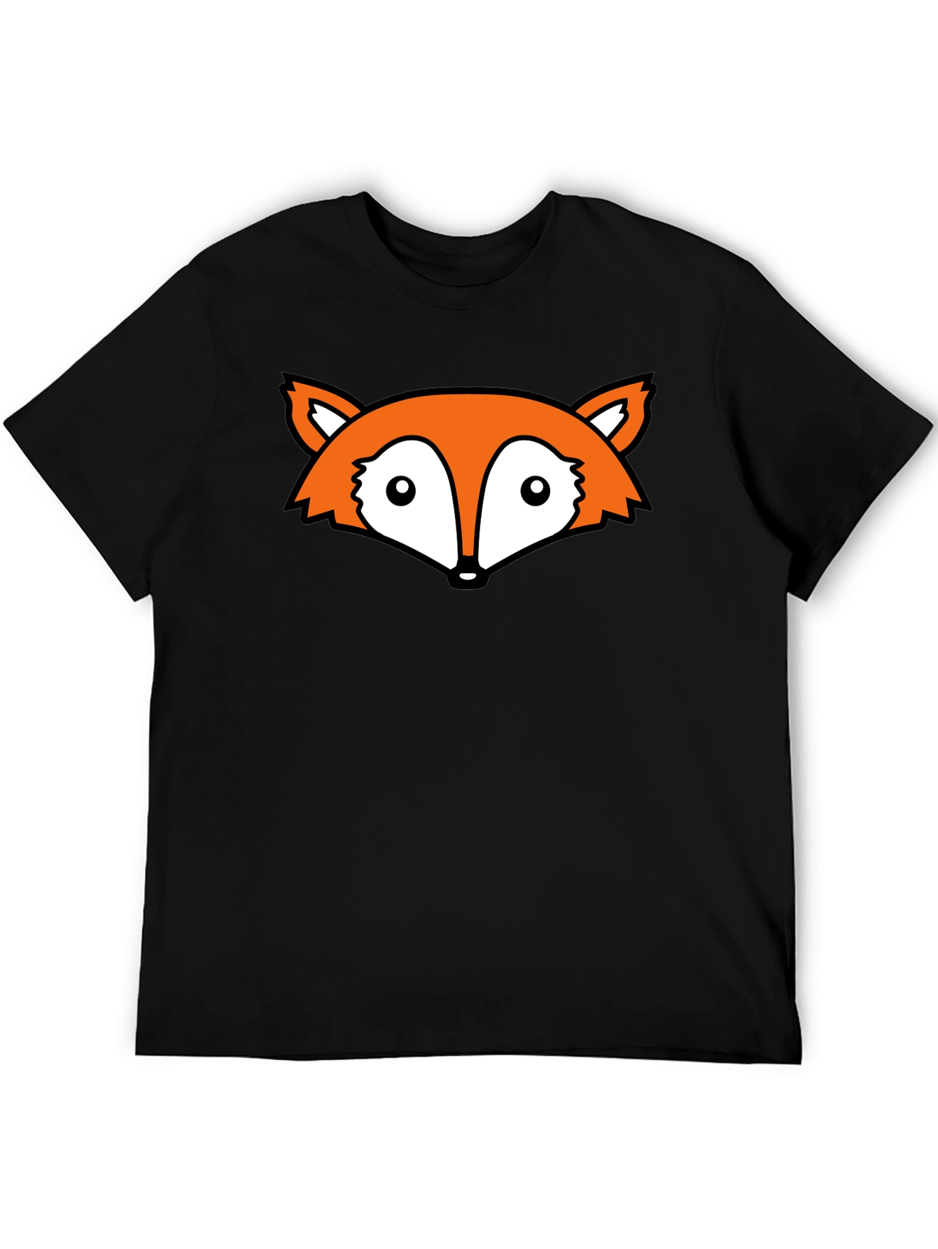 Fox Head Graphic Black T-Shirt