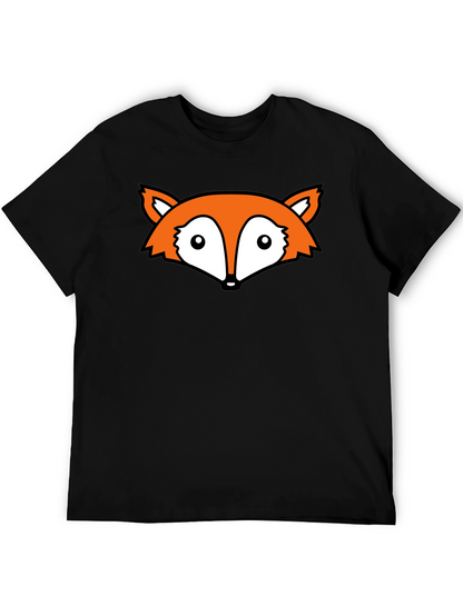 Fox Head Graphic Black T-Shirt