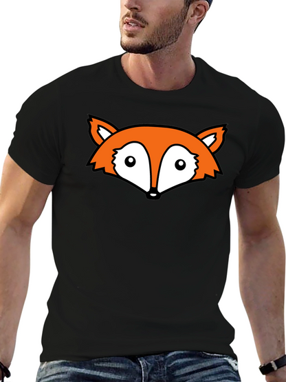 Fox Head Graphic Black T-Shirt