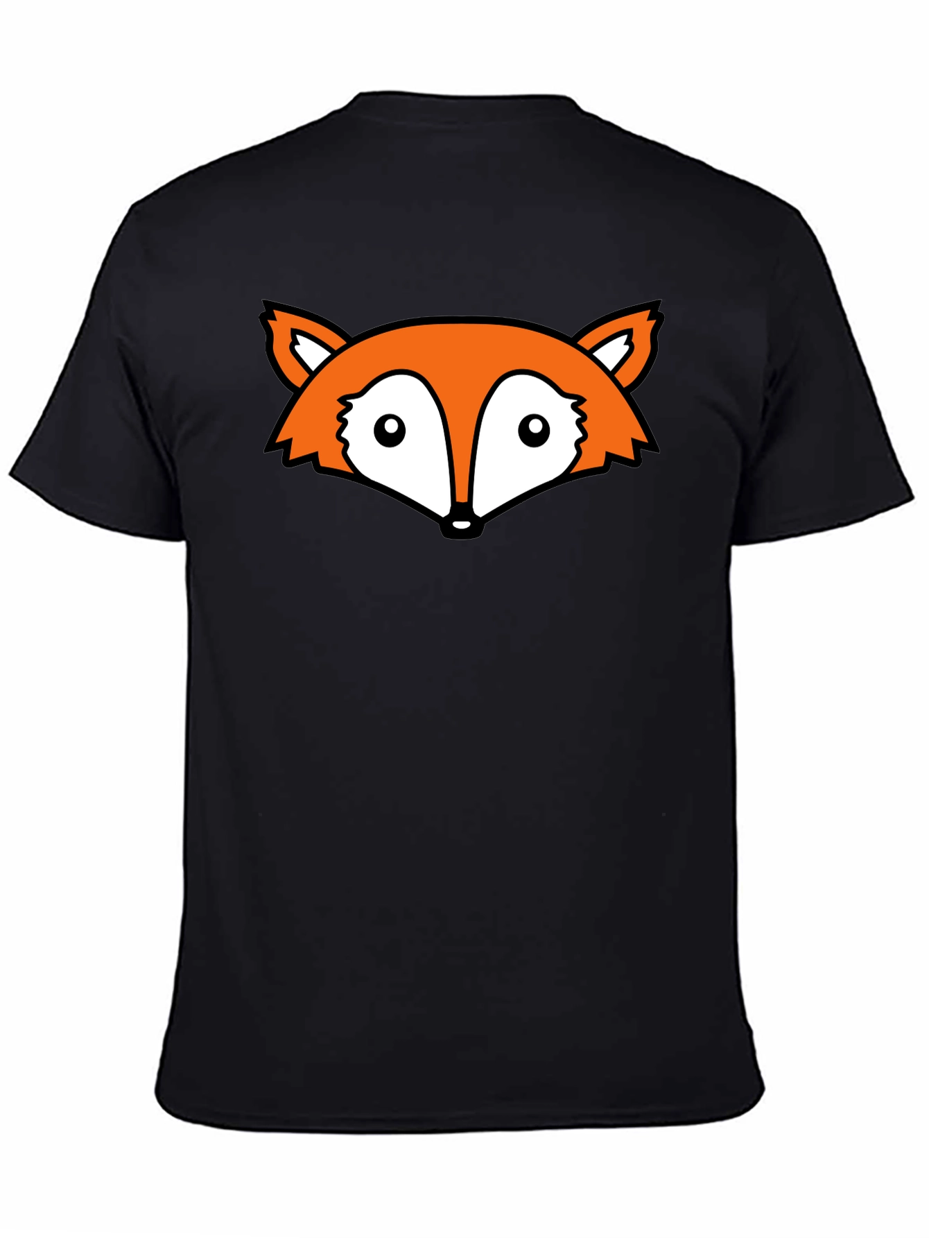Fox Head Graphic Black T-Shirt