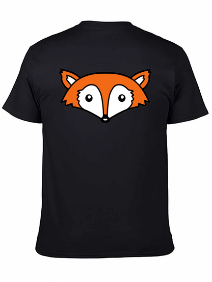 Fox Head Graphic Black T-Shirt