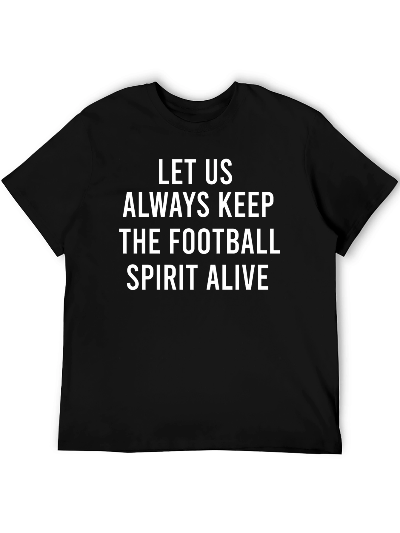 Football Spirit Graphic Tee - Soft Cotton T-Shirt