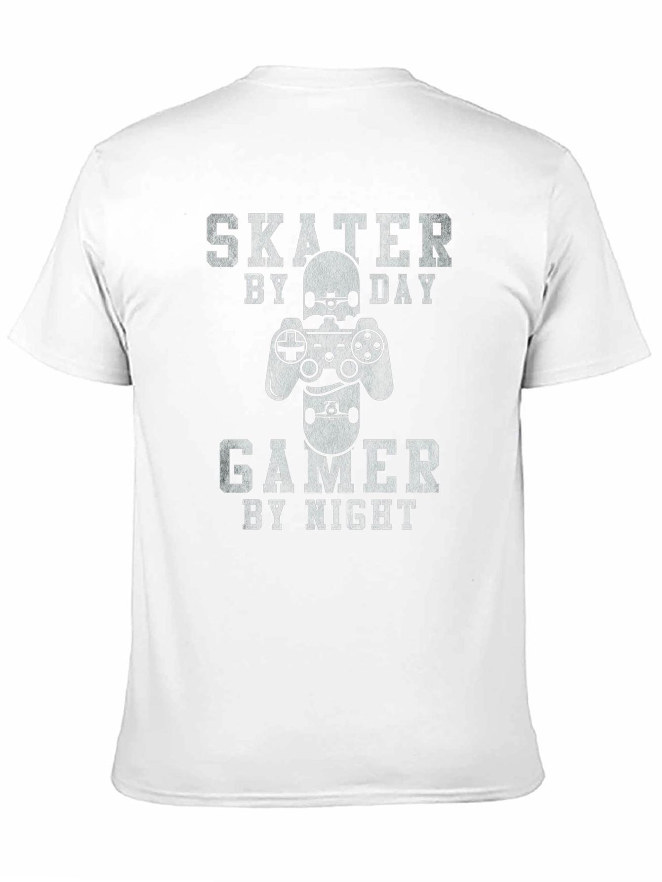 Skater Gamer T-Shirt - Day/Night Design