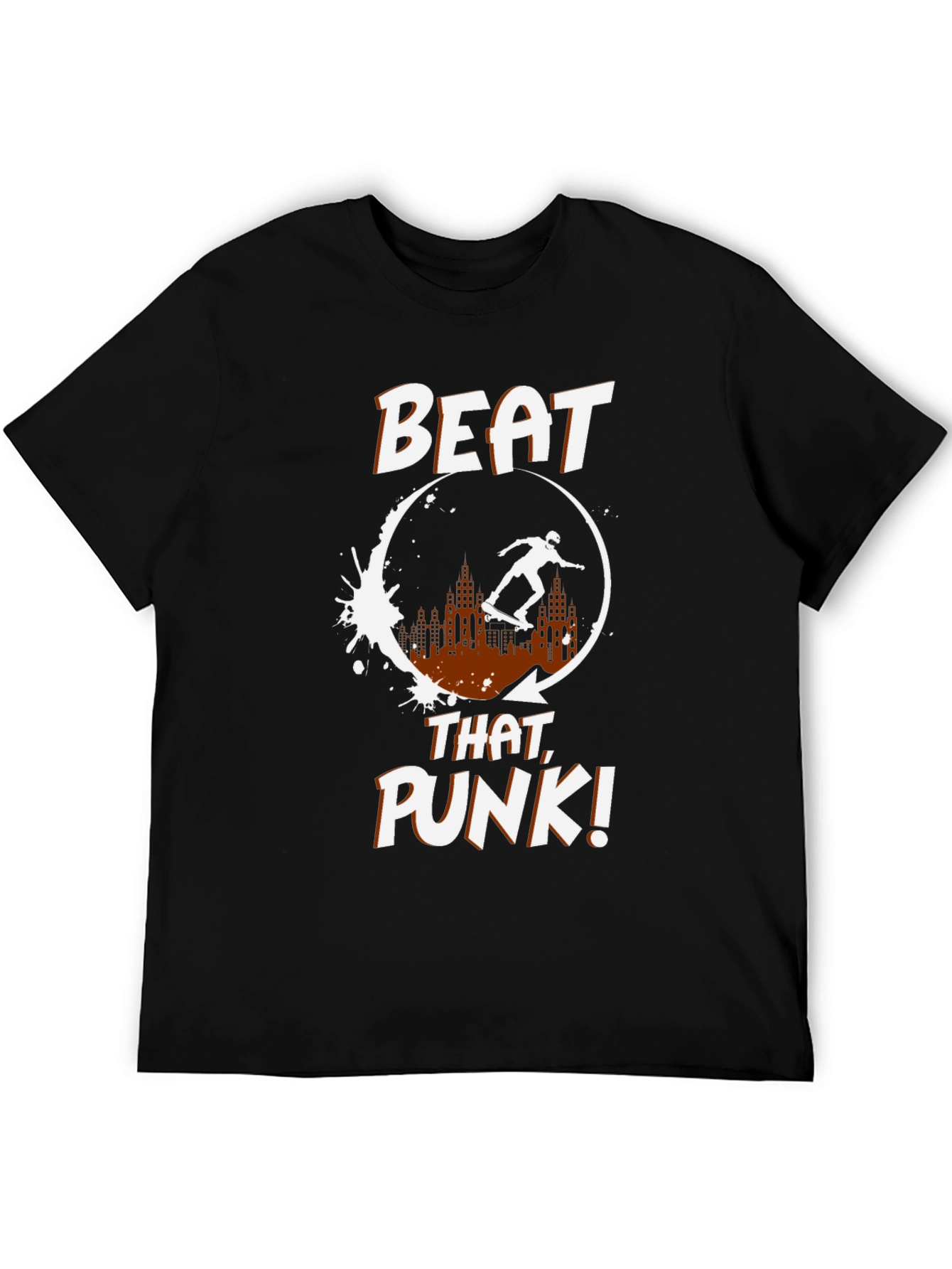 Beat That Punk! Skater Graphic Tee