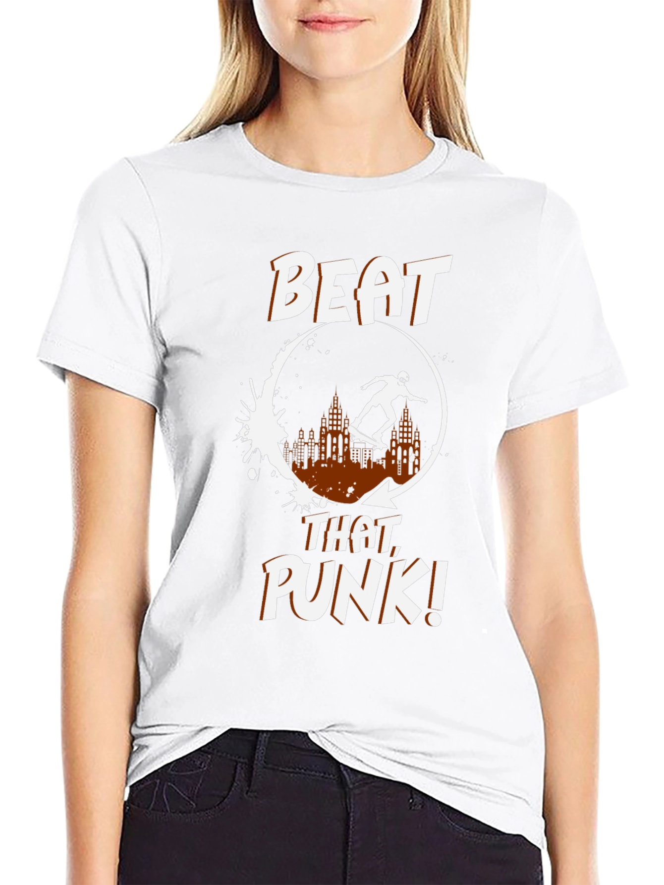 Beat That Punk! Skater Graphic Tee