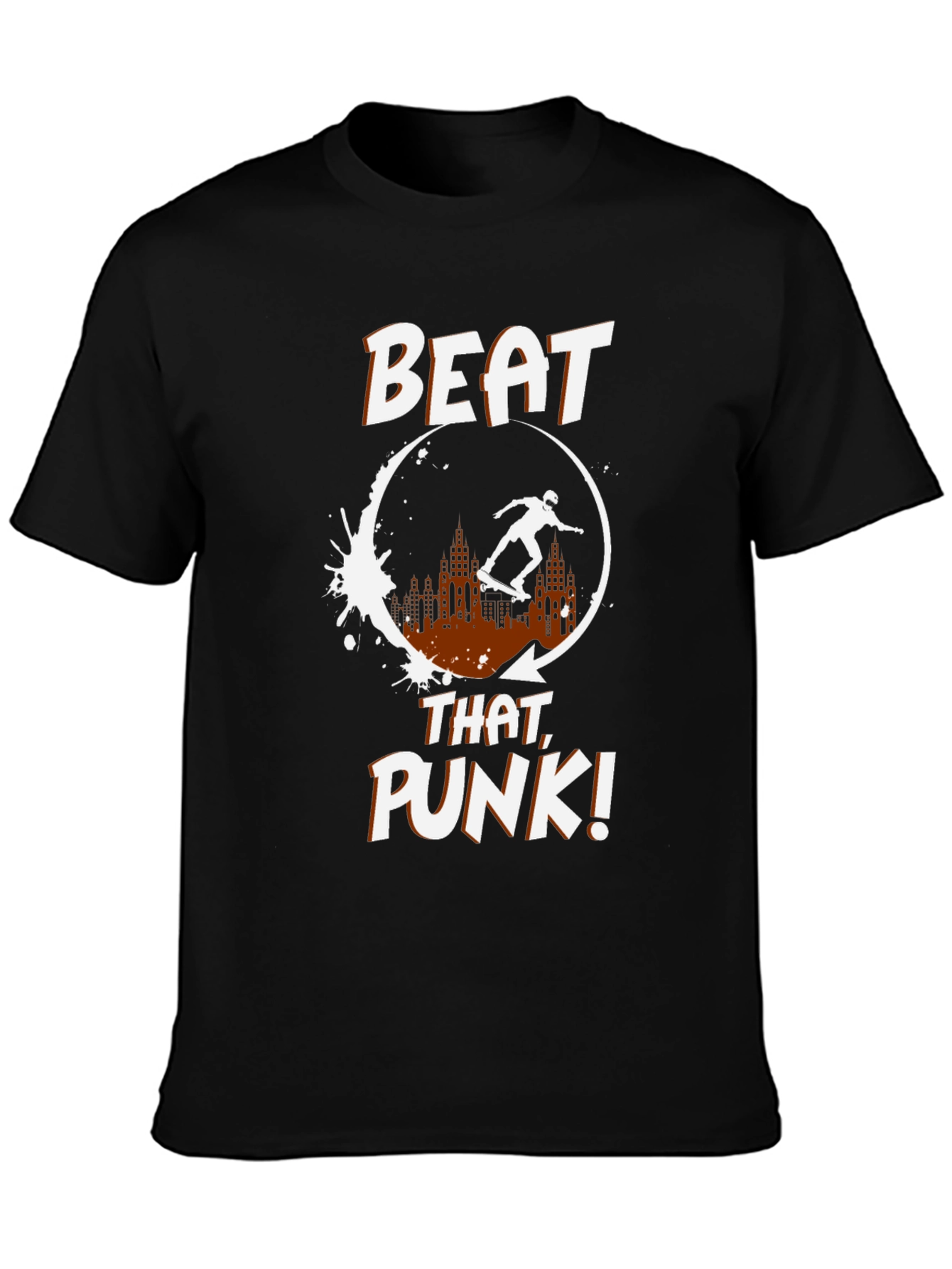 Beat That Punk! Skater Graphic Tee