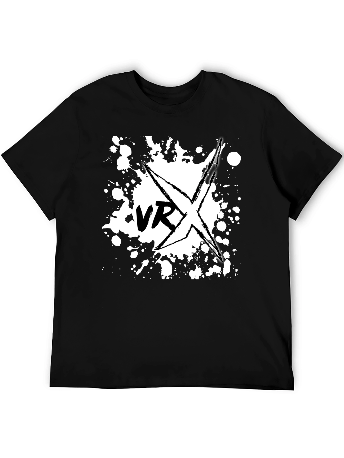 VRX Graphic Tee - Black Cotton T-Shirt