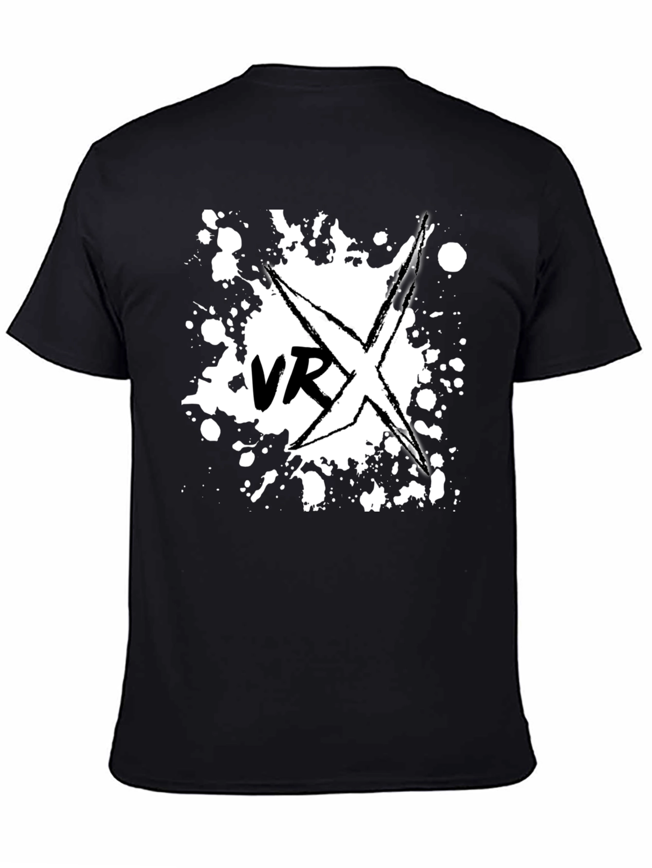 VRX Graphic Tee - Black Cotton T-Shirt
