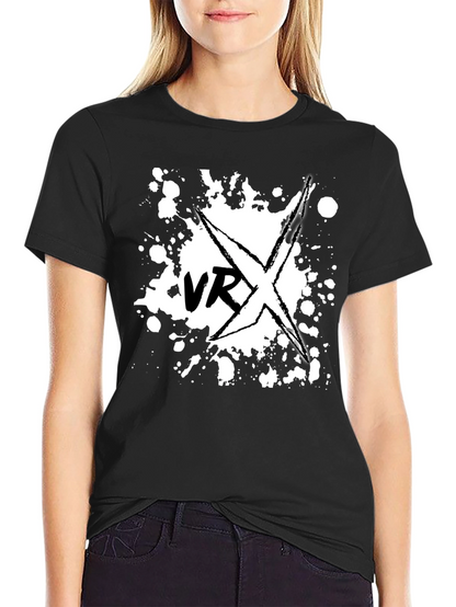 VRX Graphic Tee - Black Cotton T-Shirt
