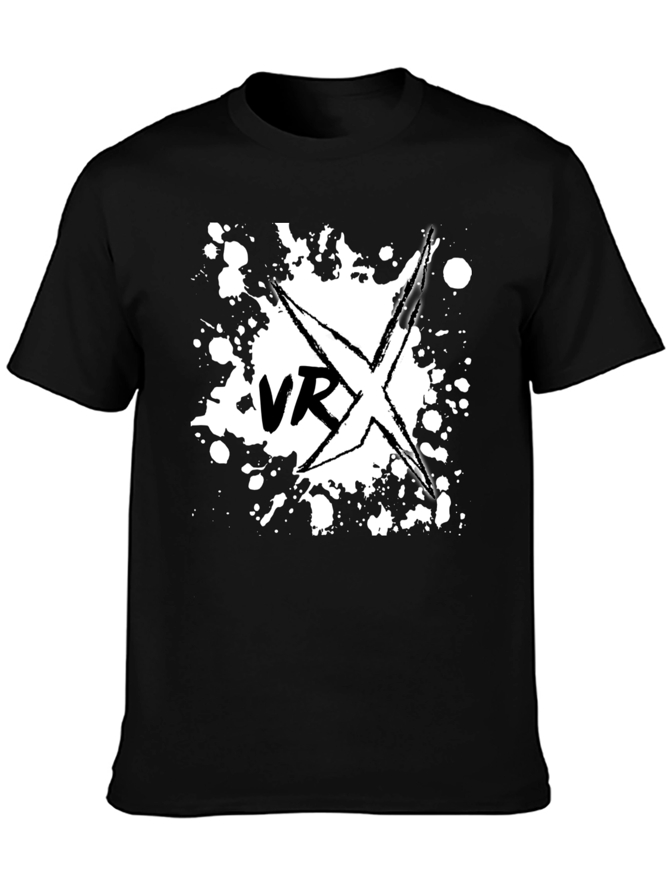 VRX Graphic Tee - Black Cotton T-Shirt