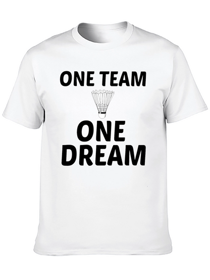 One Team One Dream Badminton T-Shirt