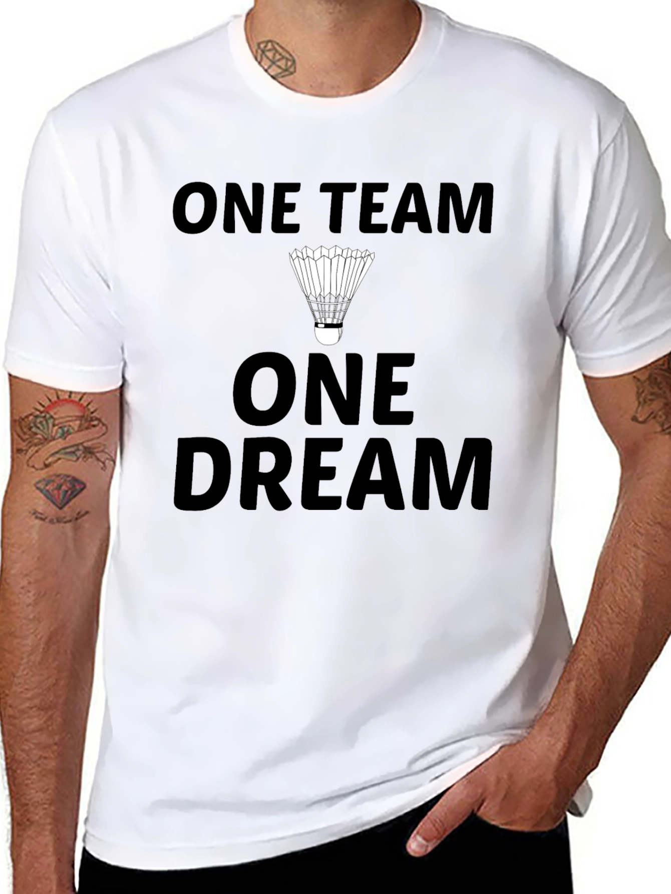 One Team One Dream Badminton T-Shirt
