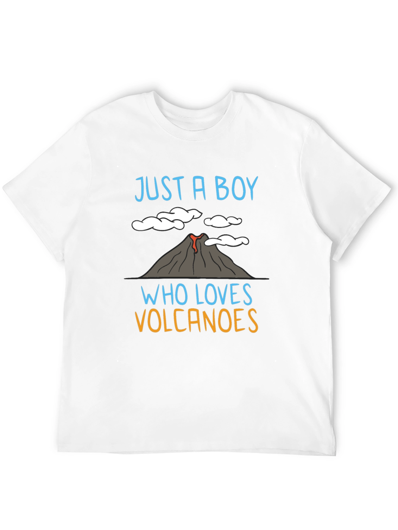 Boy Who Loves Volcanoes Graphic T-Shirt