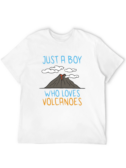 Boy Who Loves Volcanoes Graphic T-Shirt