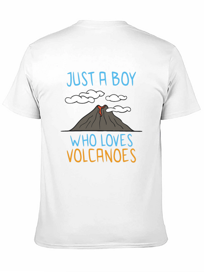 Boy Who Loves Volcanoes Graphic T-Shirt