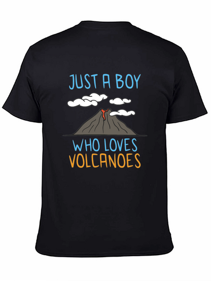 Boy Who Loves Volcanoes Graphic T-Shirt