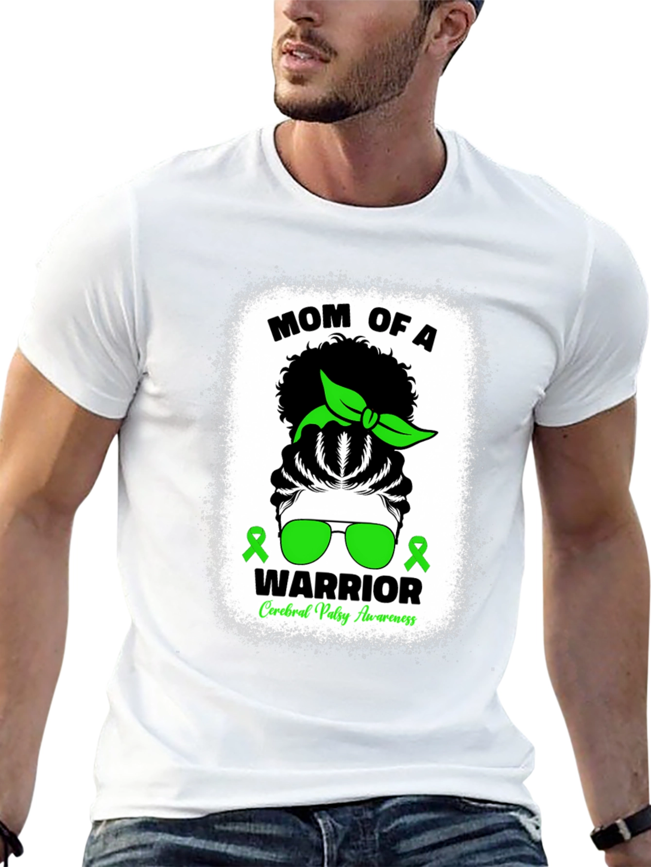 Mom of a Warrior Cerebral Palsy Awareness T-Shirt