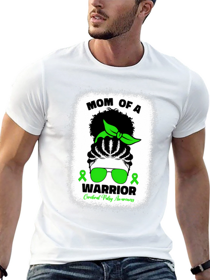 Mom of a Warrior Cerebral Palsy Awareness T-Shirt
