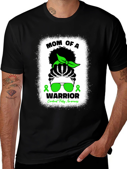 Mom of a Warrior Cerebral Palsy Awareness T-Shirt