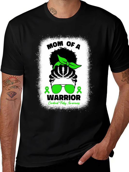 Mom of a Warrior Cerebral Palsy Awareness T-Shirt