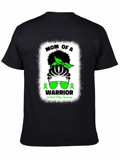 Mom of a Warrior Cerebral Palsy Awareness T-Shirt