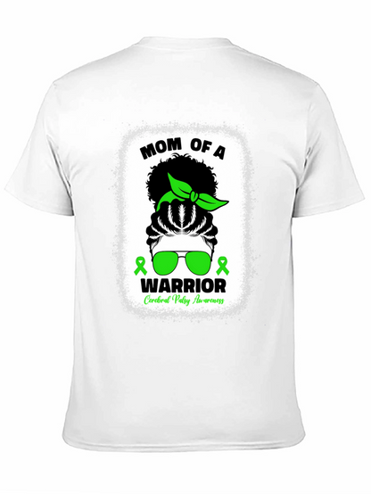 Mom of a Warrior Cerebral Palsy Awareness T-Shirt