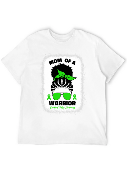 Mom of a Warrior Cerebral Palsy Awareness T-Shirt