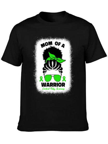 Mom of a Warrior Cerebral Palsy Awareness T-Shirt