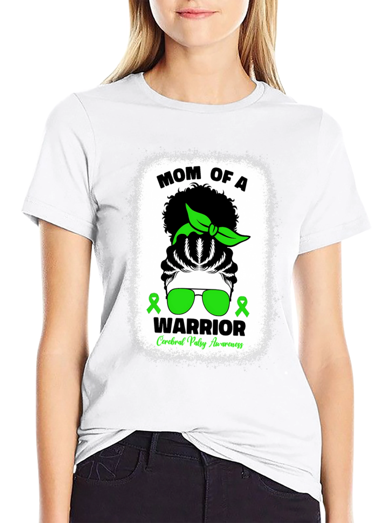 Mom of a Warrior Cerebral Palsy Awareness T-Shirt