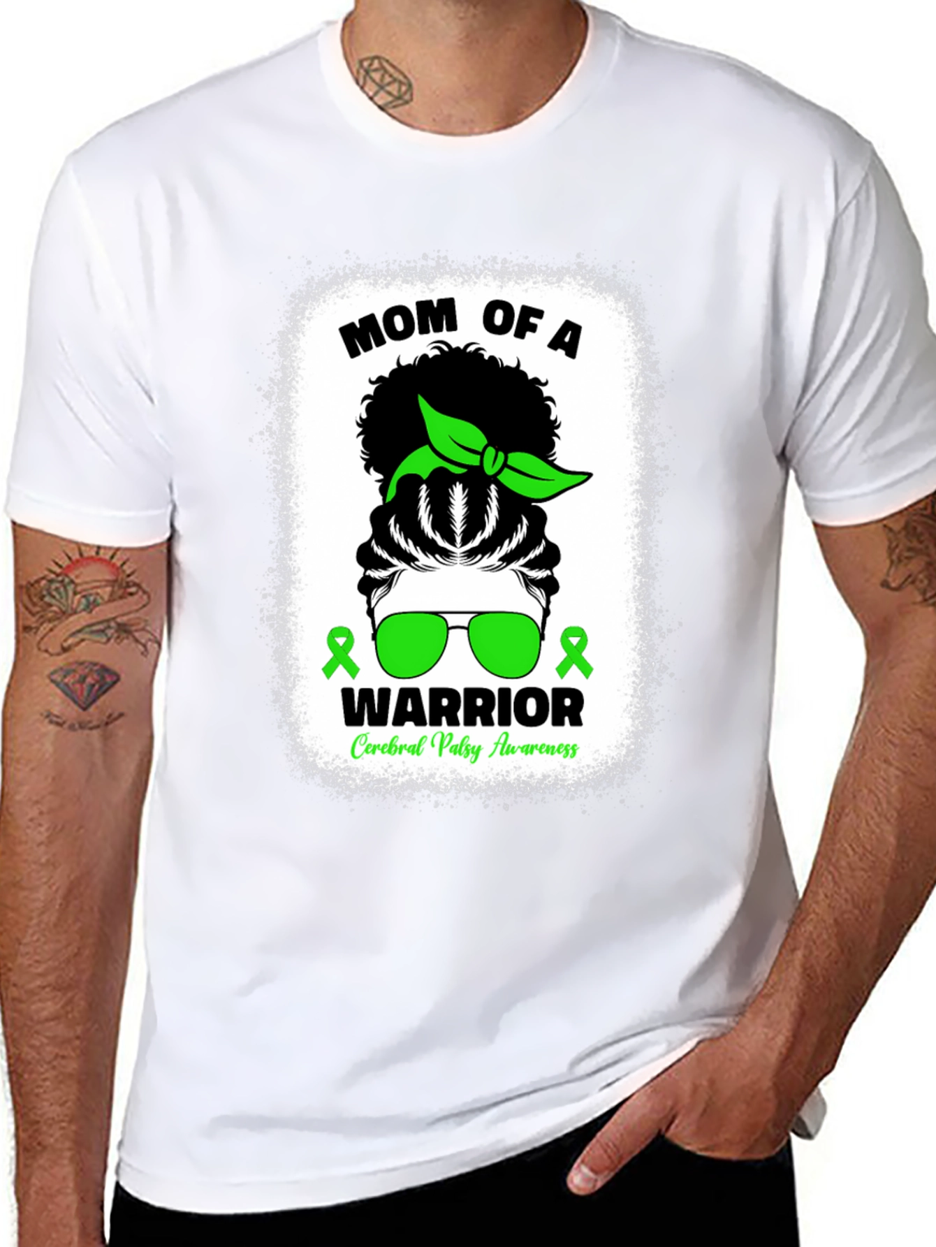 Mom of a Warrior Cerebral Palsy Awareness T-Shirt