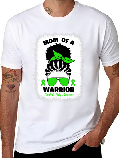 Mom of a Warrior Cerebral Palsy Awareness T-Shirt